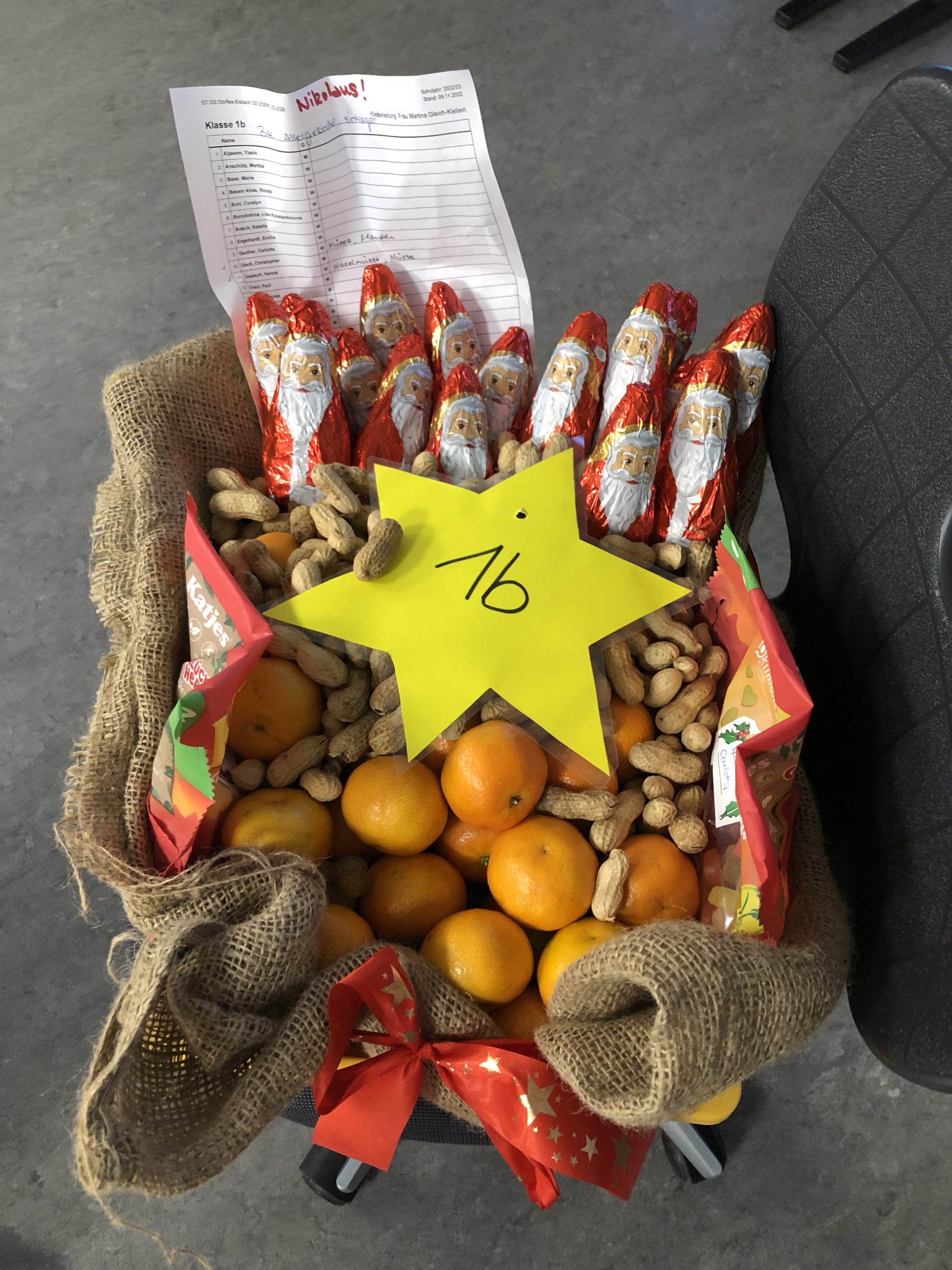Weihnachtszeit in der Klasse 1b