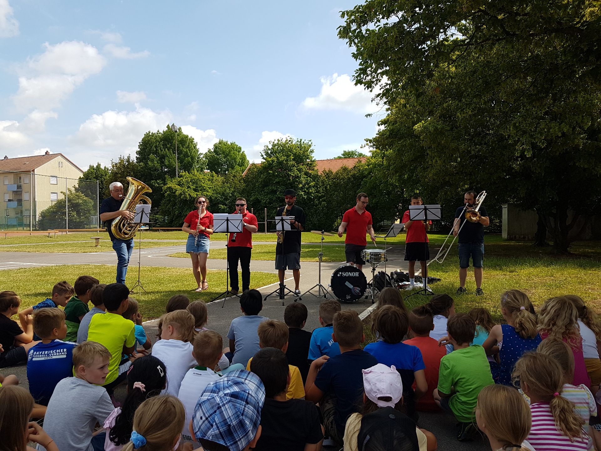 Musikverein und Jugendorchester Rödental zu Besuch