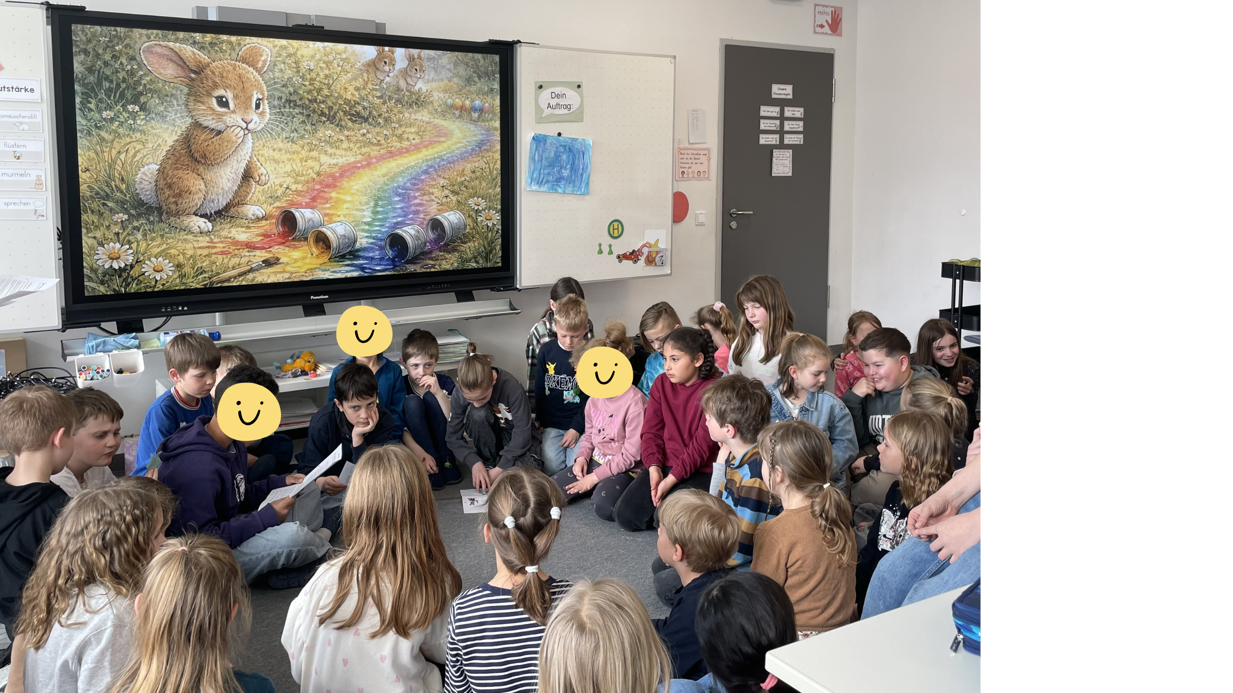 Ostersuche in der Klasse 1c